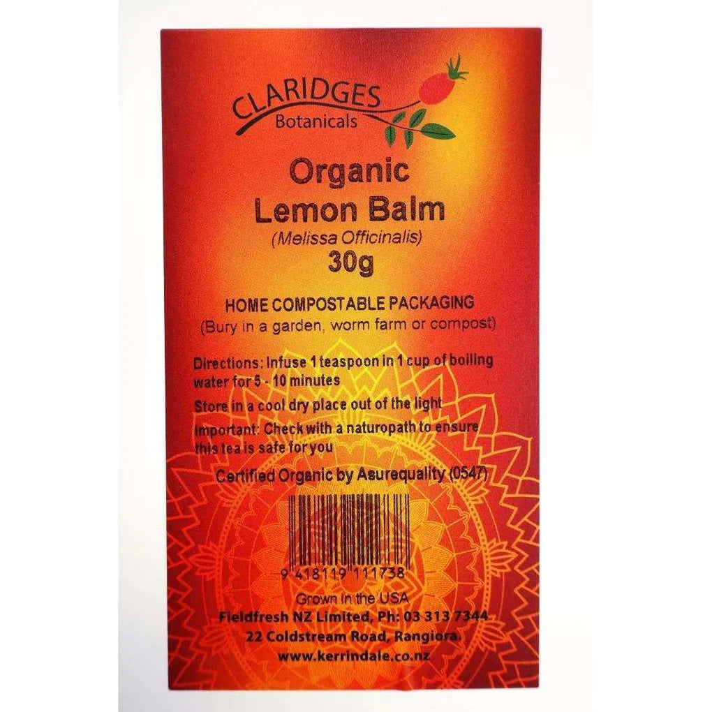 CLARIDGES LEMONBALM TEA 30G