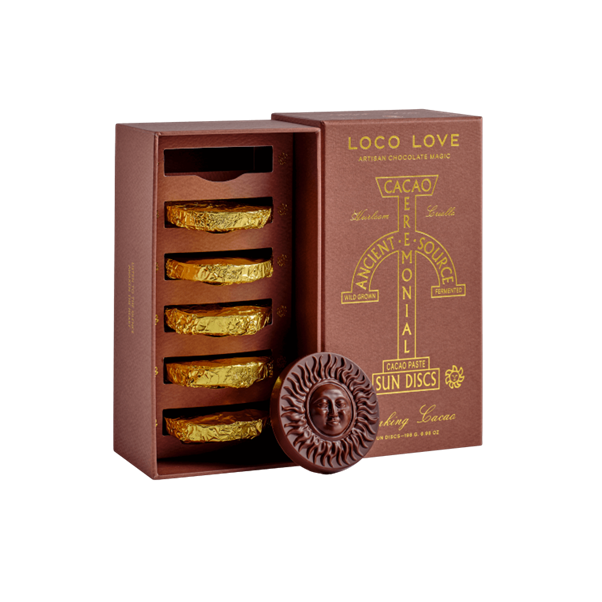 LOCO LOVE CHUNCHO DRINKING CACAO SUN DISCS 6PK