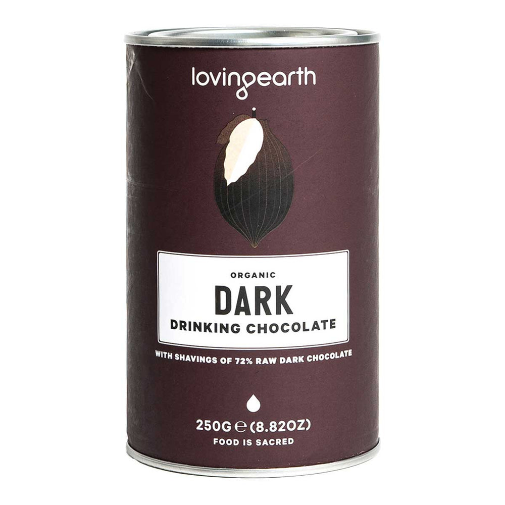 LOVING EARTH DARK DRINKING CHOCOLATE 250G