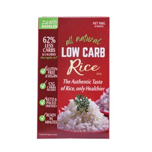 ZERO NOODLES LOW CARB RICE 160G