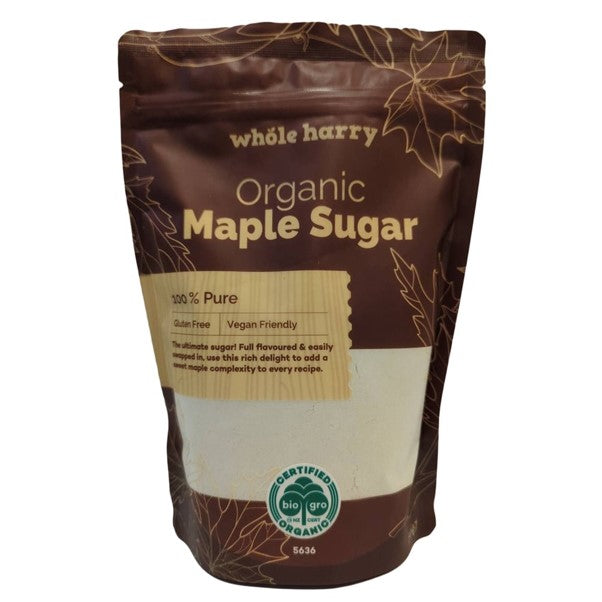 WHOLE HARRY ORGANIC MAPLE SUGAR 500G