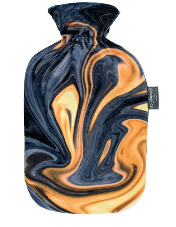 FASHY MARBLE PRINT HOT WATER BOTTLE WITH COVER