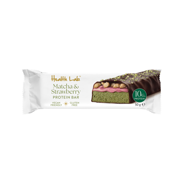 HEALTH LAB STRAWBERRY MATCHA PROTEIN BAR 50G