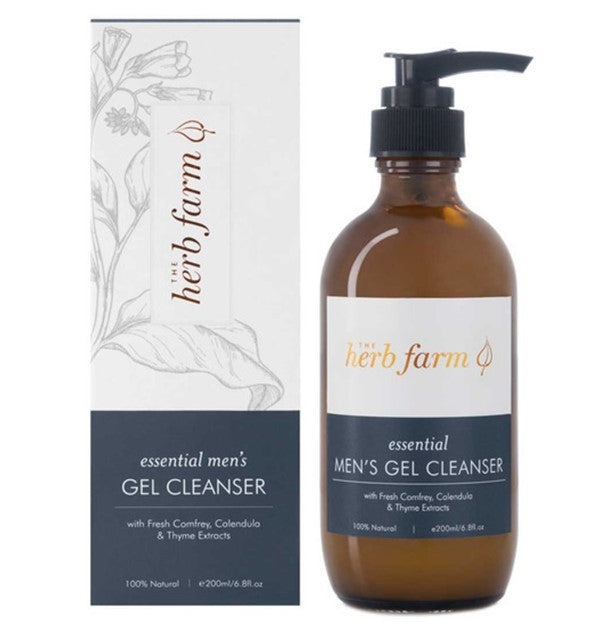 THE HERB FARM MENS GEL CLEANSER 200ML