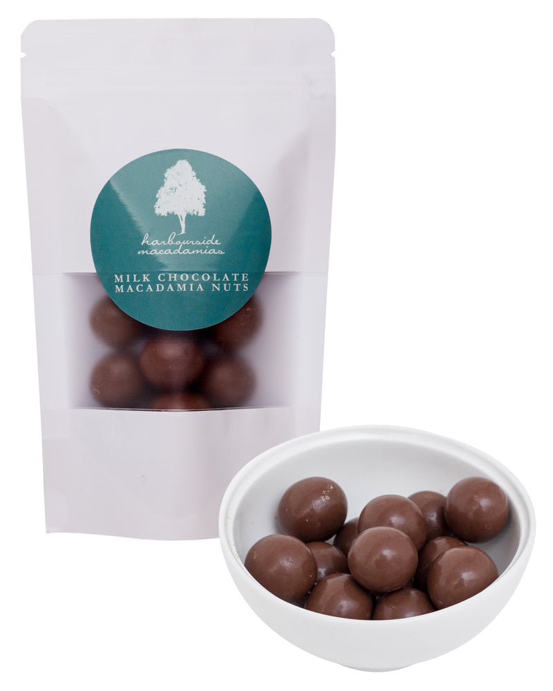 HARBOURSIDE MILK CHOCOLATE MACADAMIAS 100G