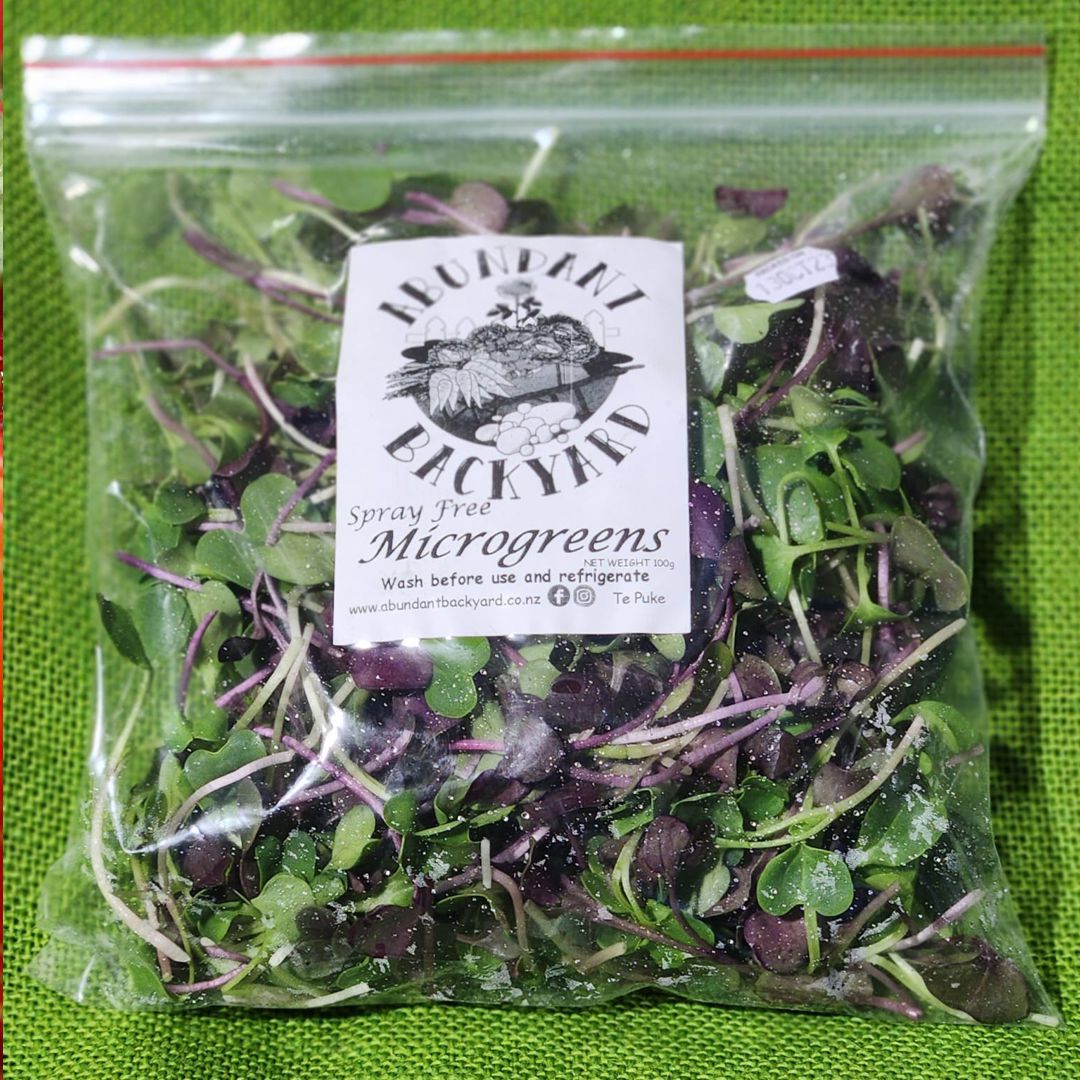 ABUNDANT BACKYARD MICROGREENS 100G