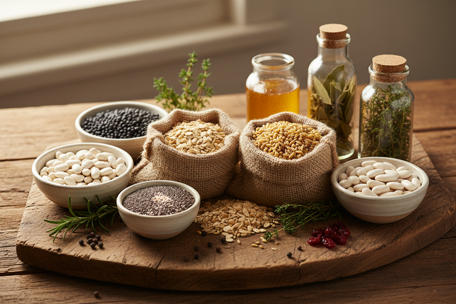 Organic pantry staples