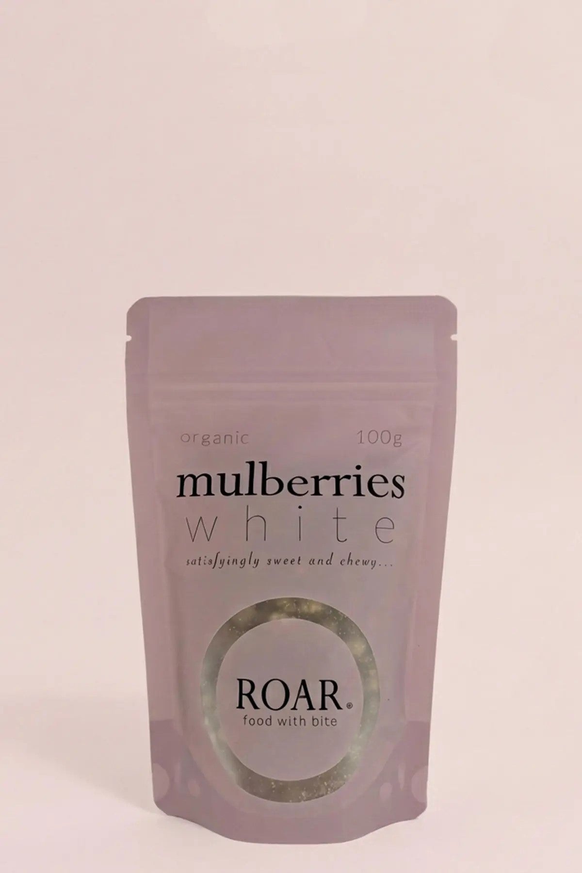 ROAR ORGANIC WHITE MULBERRIES 100G