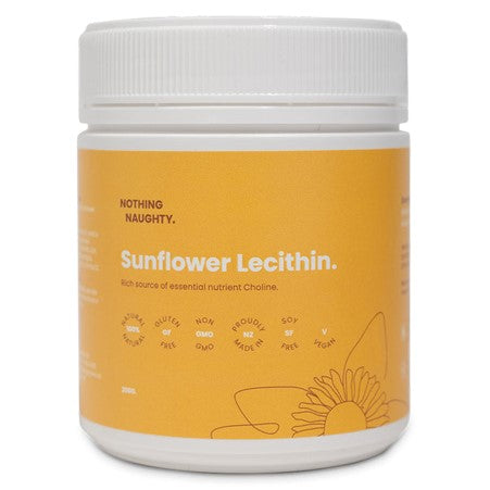 NOTHING NAUGHTY SUNFLOWER LECITHIN 200G