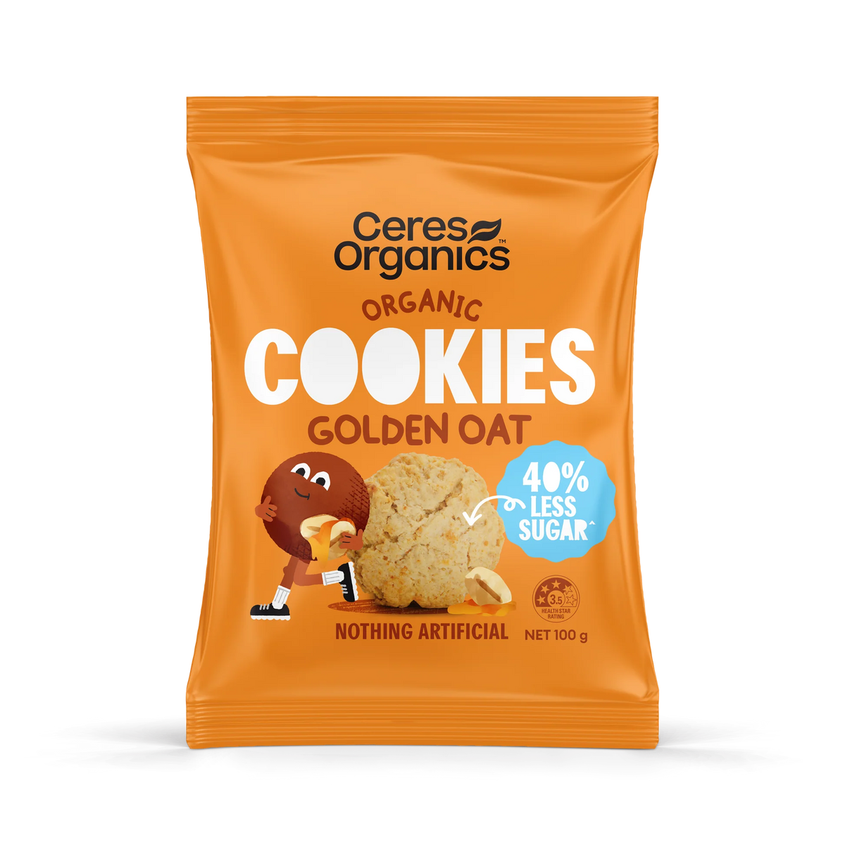 CERES ORGANIC COOKIES GOLDEN OAT 100G