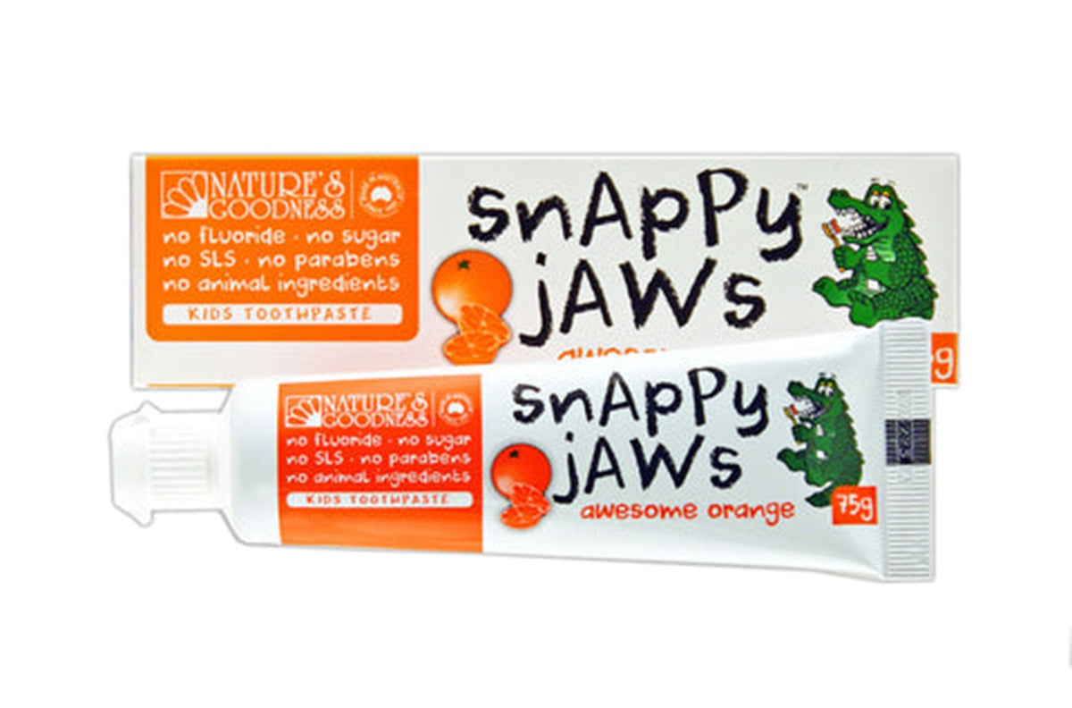SNAPPY JAWS ORANGE CHILDRENS TOOTHPASTE 75G