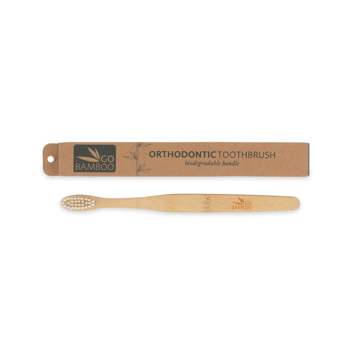 GO BAMBOO ORTHODONTIC TOOTHBRUSH