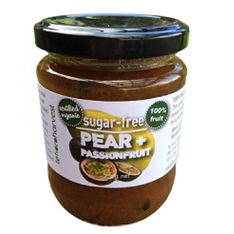 TE HORO HARVEST SUGAR FREE PEAR & PASSIONFRUIT SPREAD 250G