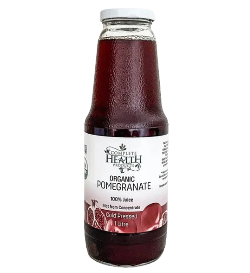 COMPLETE HEALTH PRODUCTS ORGANIC POMEGRANATE JUICE 1L
