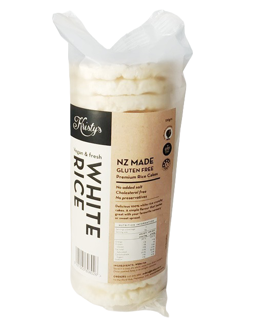 KRISTYS WHITE RICE CAKES 110G