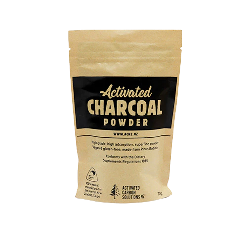 ACTIVATED CARBON NEW ZEALAND CHARCOAL POWDER 70G