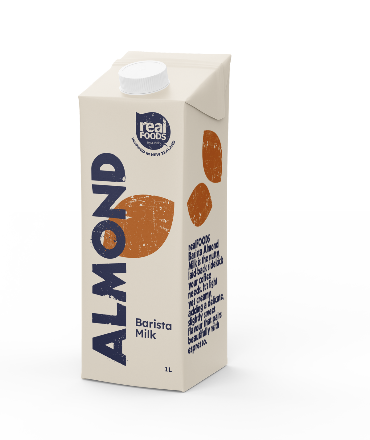 REAL FOODS BARISTA ALMOND MILK 1L