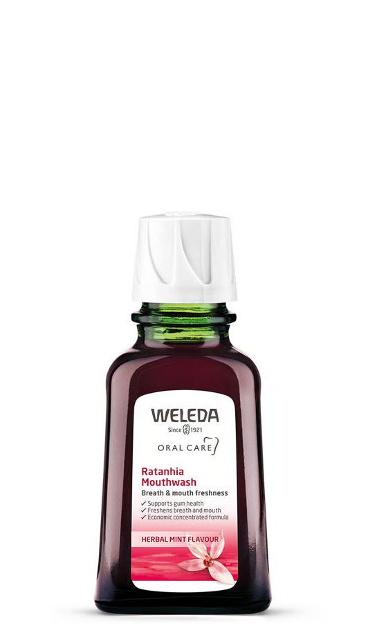 WELEDA RATANHIA MOUTHWASH CONCENTRATE HERBAL MINT FLAVOUR 50ML