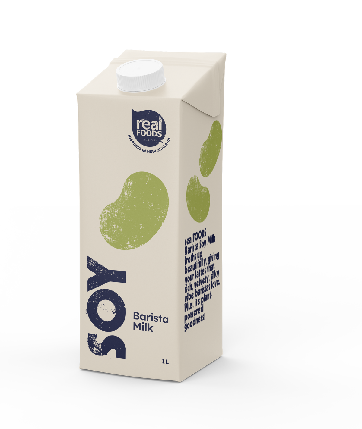 REAL FOODS BARISTA SOY MILK 1L