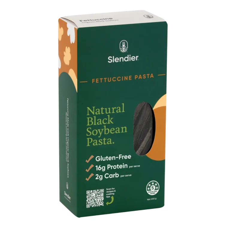 SLENDIER ORGANIC BLACK SOY BEAN FETTUCCINE 200G