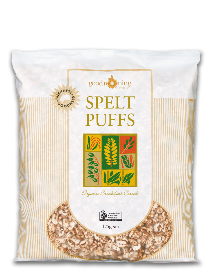 GOOD MORNING SPELT PUFFS 175G