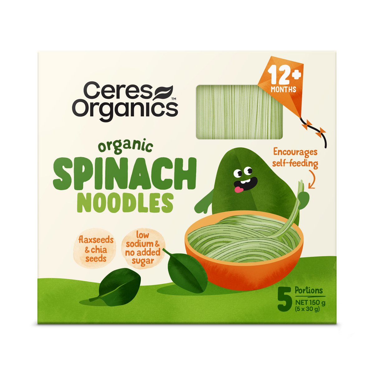 CE BIO VEGETABLE NOODLES SPINACH 150G