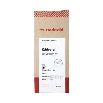 TRADE AID ETHIOPIAN MEDIUM PLUNGER COFFEE 200G
