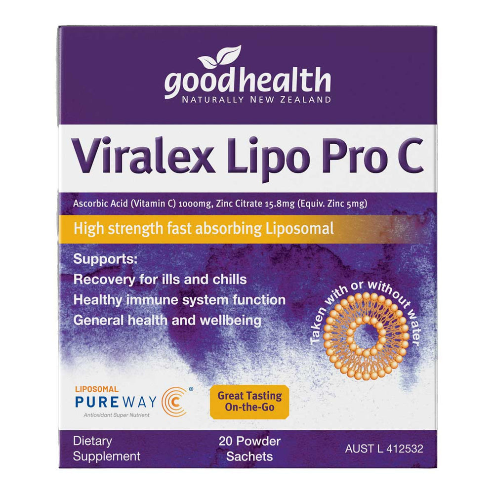 GOOD HEALTH VIRALEX  LIPO PRO C 20 SACHETS