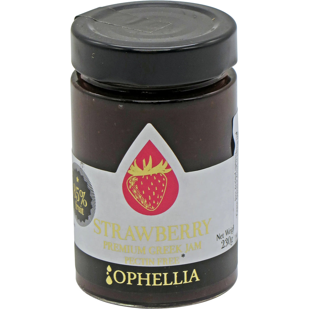 OPHELLIA STRAWBERRY JAM 85% FRUIT 230G