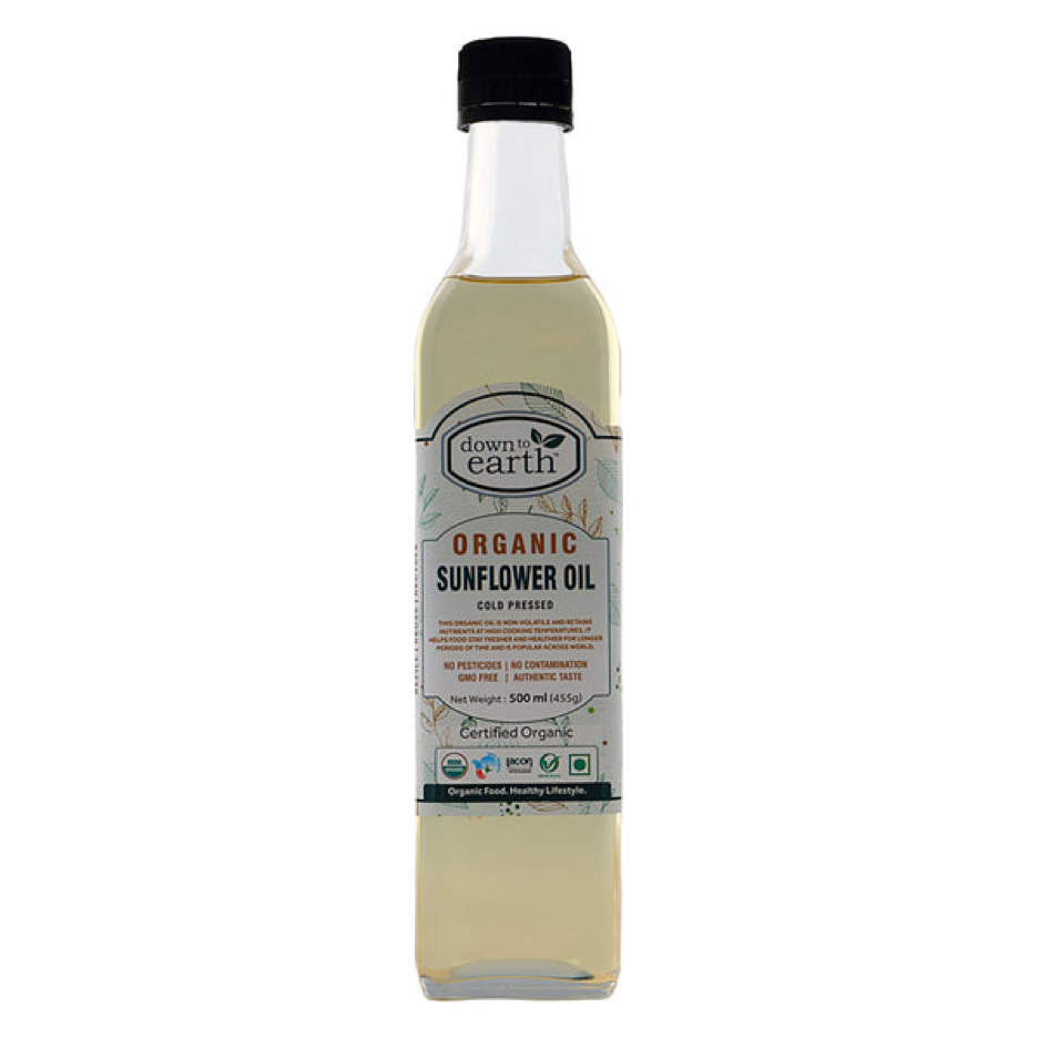 DOWN TO EARTH SUNFLOWER OIL 500ML