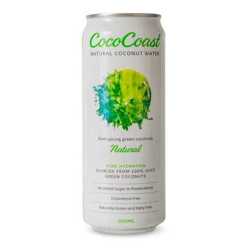 COCO COAST NATURAL COCONUT WATER CAN 500ML