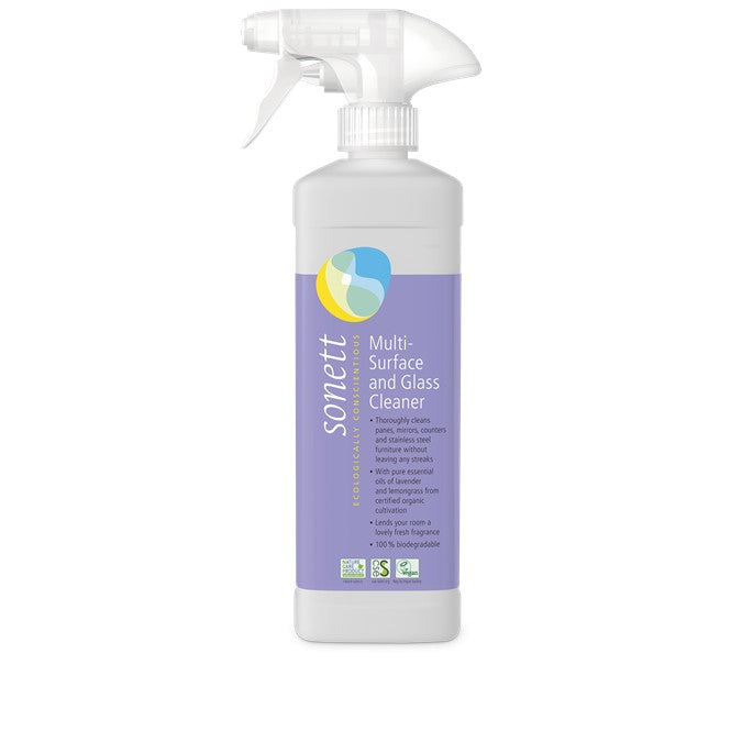 SONNETT MULTI SURFACE & GLASS SURFACE CLEANER 750ML