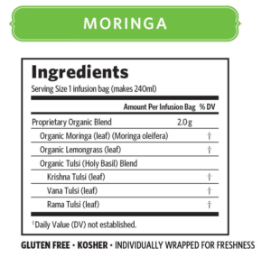 TULSI MORINGA TEA 25 BAGS