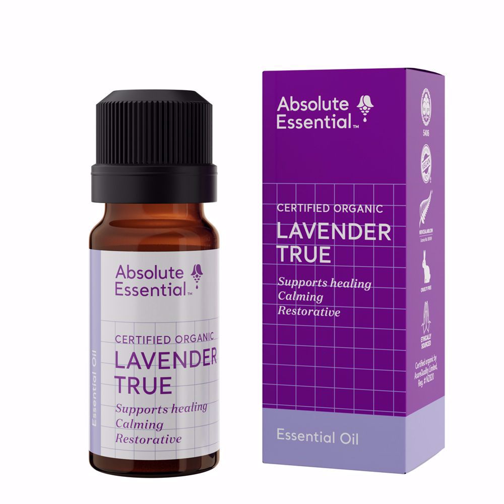 ABSOLUTE ESSENTIAL ORGANIC TRUE LAVENDER ESSENTIAL OIL 10ML