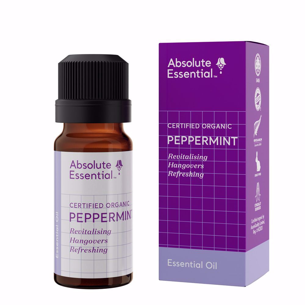 ABSOLUTE ESSENTIAL ORGANIC PEPPERMINT ESSENTIAL OIL 10ML