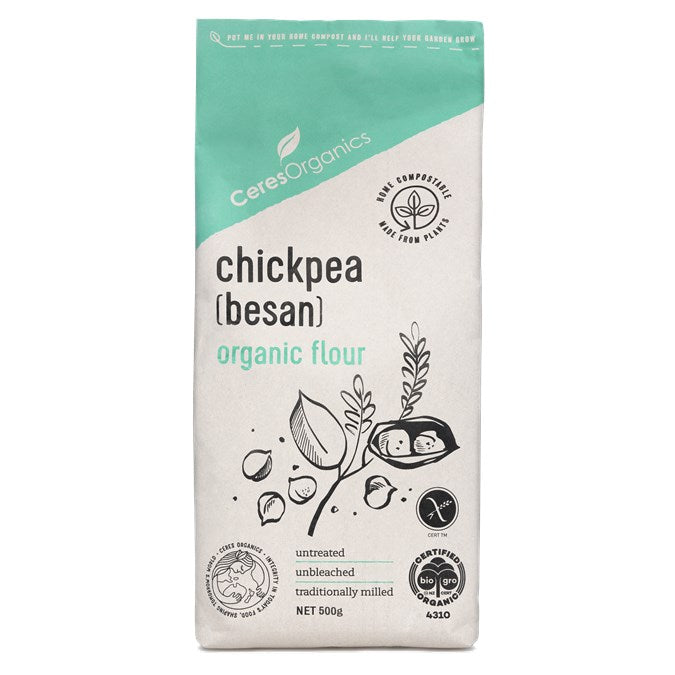 CERES ORGANIC CHICKPEA BESAN FLOUR 500G