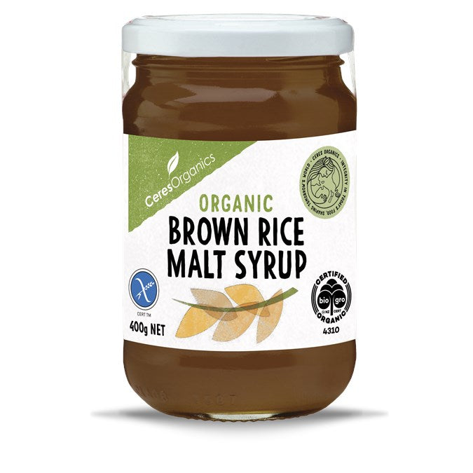 CERES ORGANIC BROWN RICE MALT SYRUP 400G