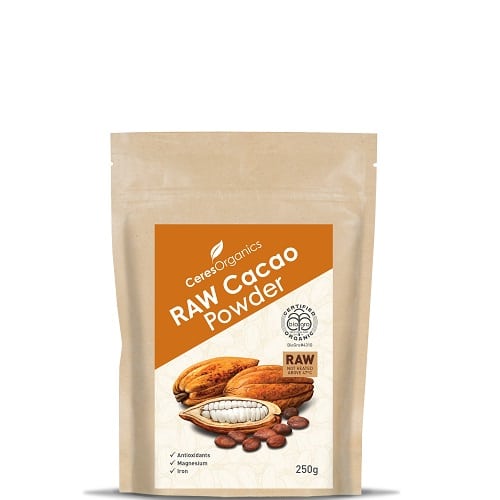 CERES ORGANIC ORGANIC RAW CACAO POWDER 250G
