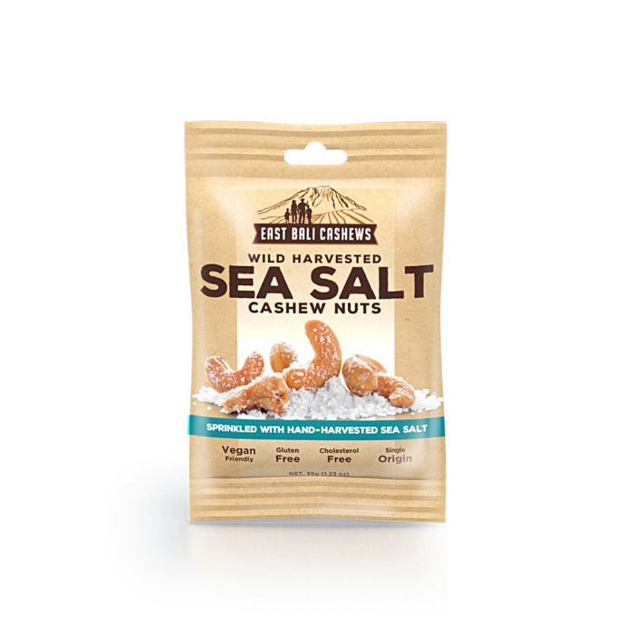 EAST BALI CASHEWS SEA SALT 35G