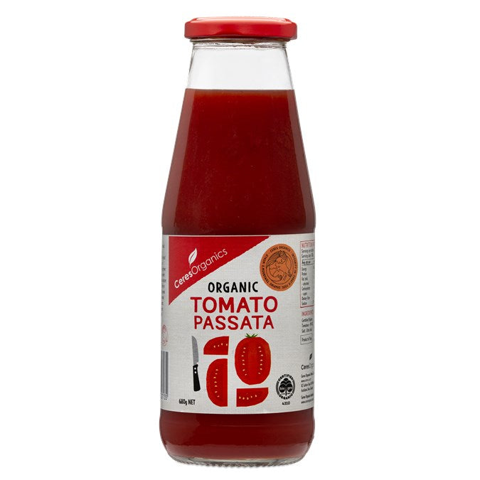 CERES ORGANIC TOMATO PASSATA 680G