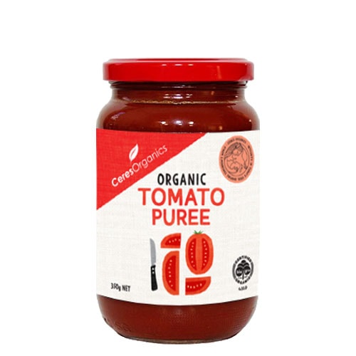 CERES ORGANIC TOMATO PUREE 350G