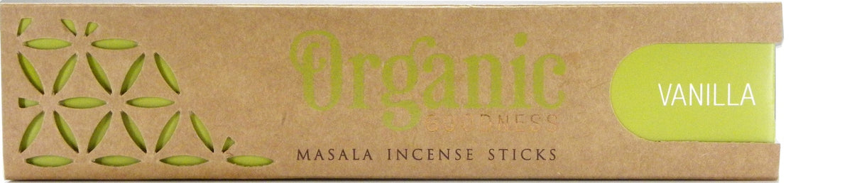 ORGANIC MASALA INCENSE STICKS VANILLA 15G