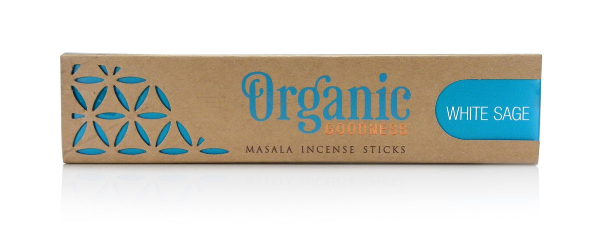 ORGANIC MASALA INCENSE STICKS WHITE SAGE 15G