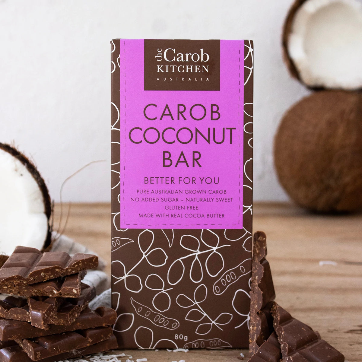 CAROB KITCHEN CAROB COCONUT BAR 80G