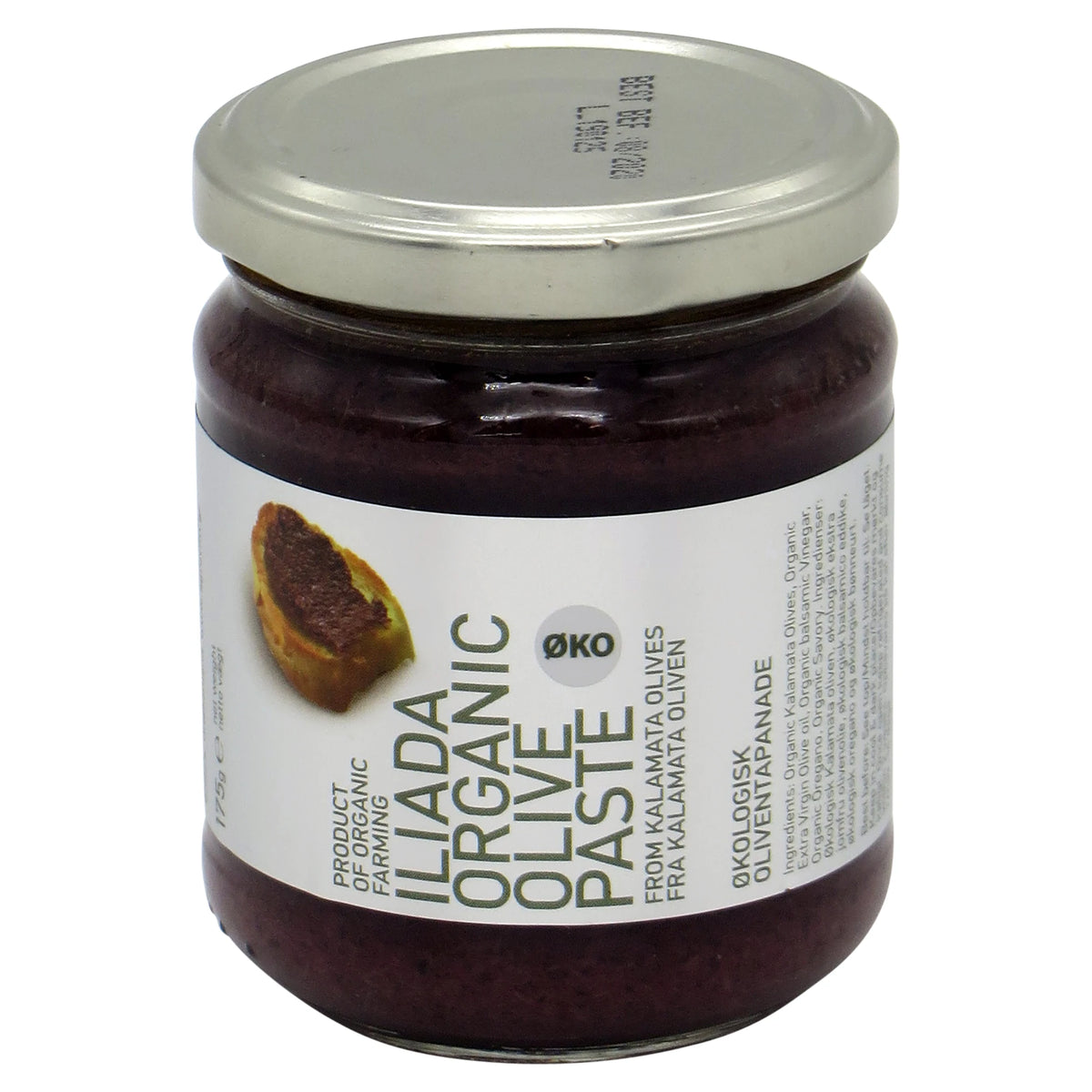 ILIADA ORGANIC OLIVE PASTE 175G