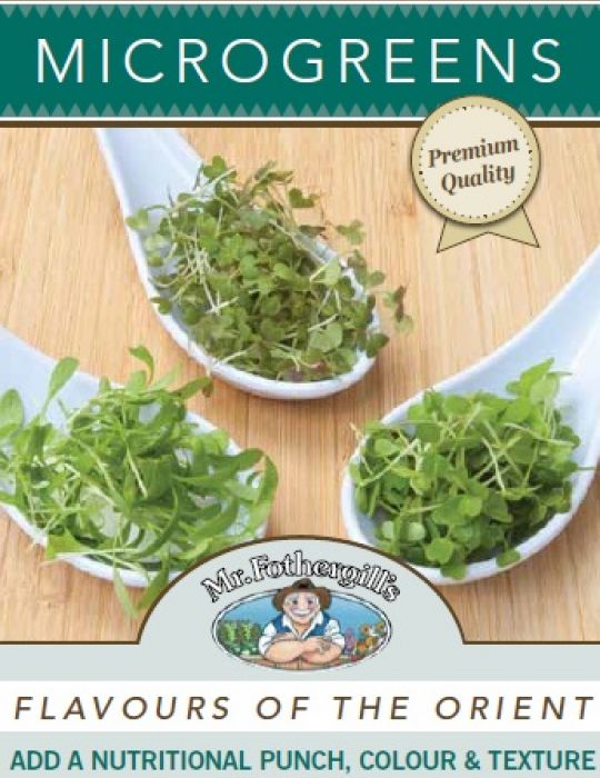 MR FOTHERGILLS MICROGREENS FLAVOURS OF THE ORIENT SPROUTING SEEDS