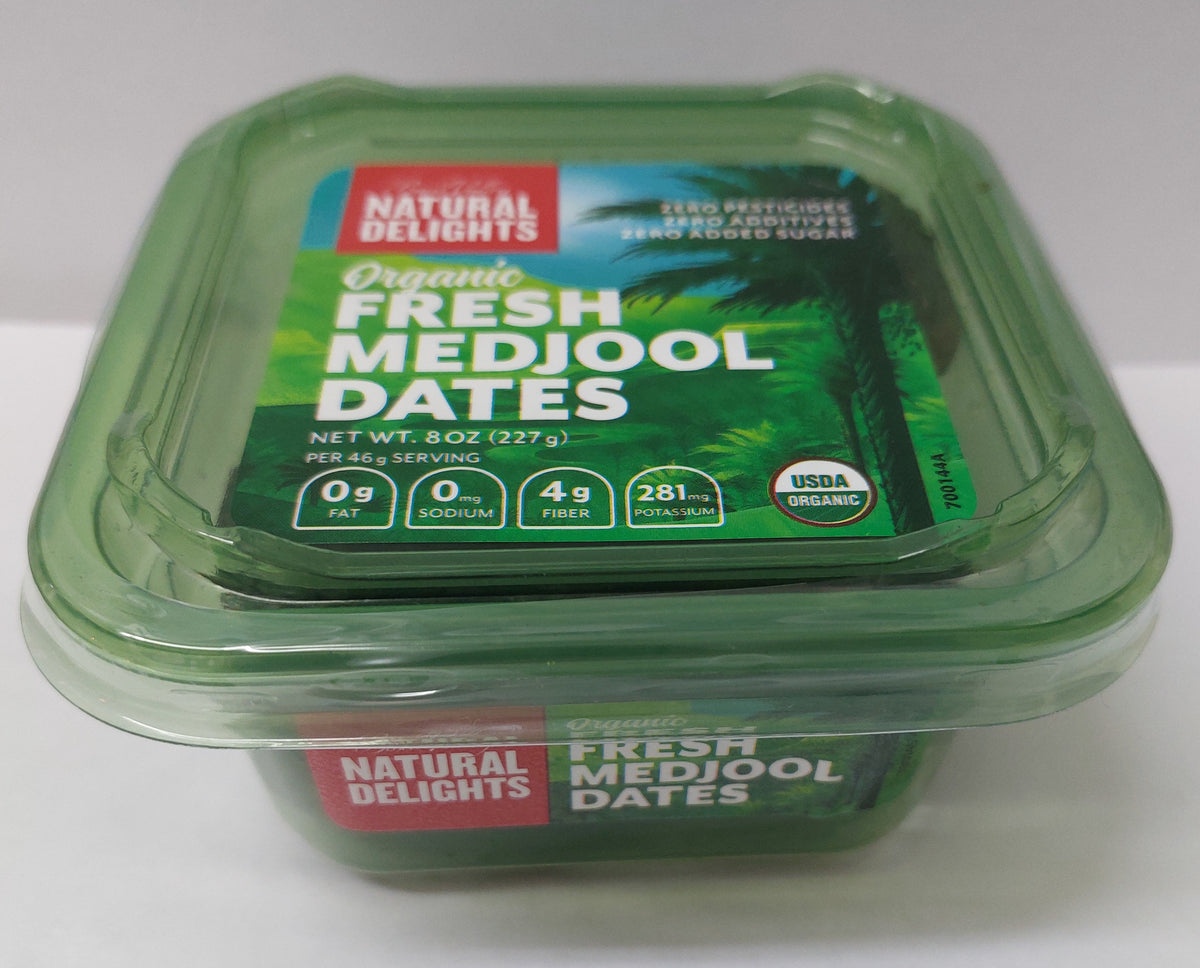 DATES MEDJOOL ORGANIC 226G PUNNET