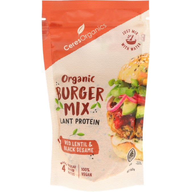 CERES ORGANIC BIO BURGER DRY MIX 160G