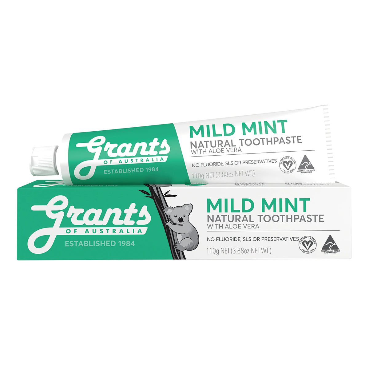 GRANTS TOOTHPASTE MILD MINT 110G