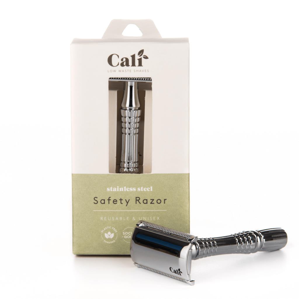 CALIWOODS STAINLESS STEEL SAFETY RAZOR WITH 5 BLADES